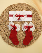 Lace Bow Set 0-1 Year