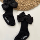 Beautiful Bow Decor Baby Socks