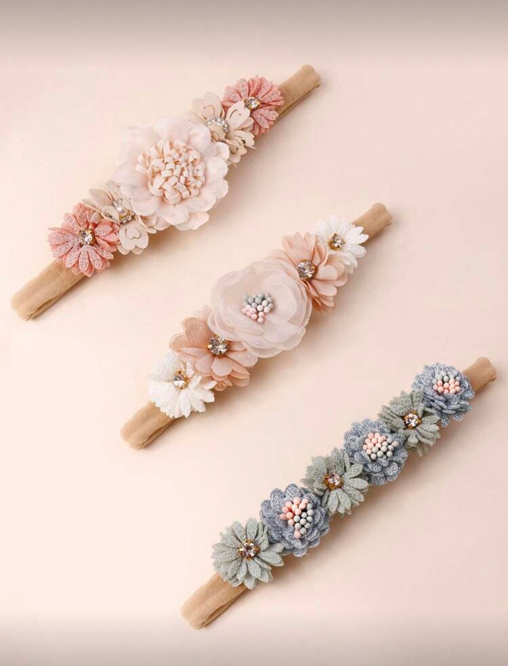 3 Pcs Blossom Bloom Headband