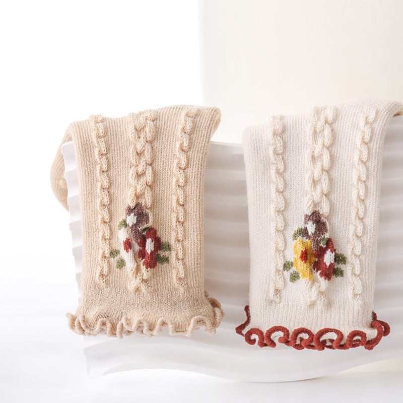 Etti Flower Frill Socks 0-1 Year