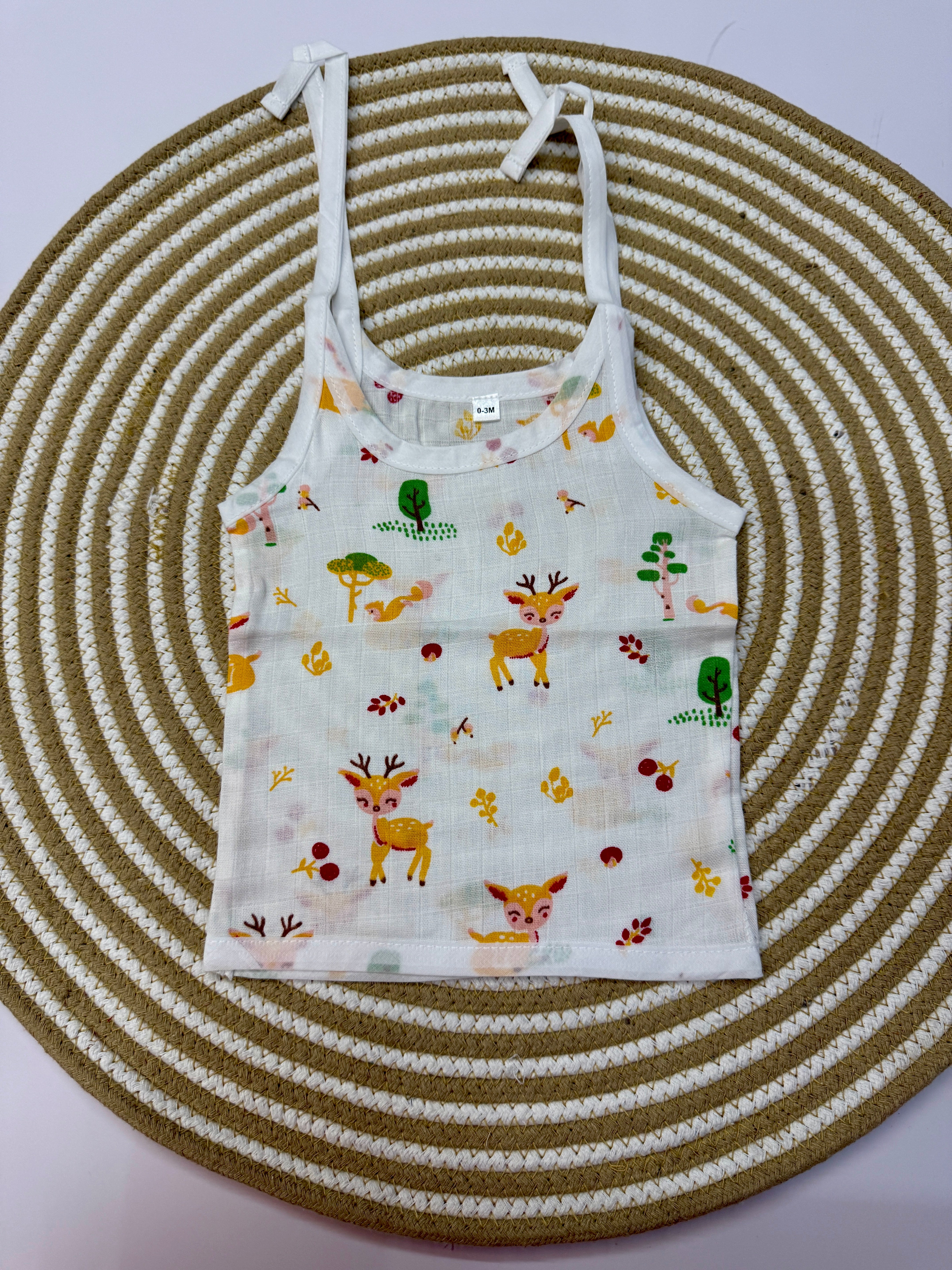 Sleeveless Jabla with Knot Assorted