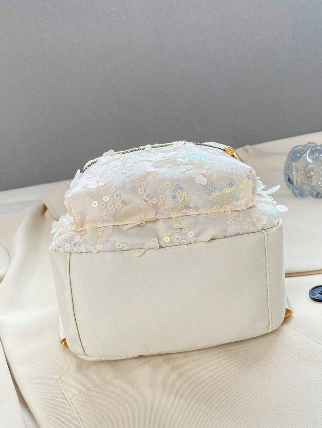 Cute Floral sequin Mini Backpack kids