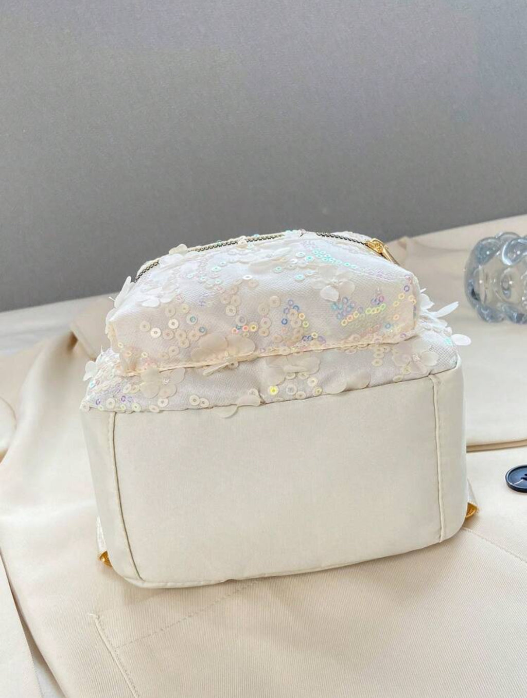 Cute Floral sequin Mini Backpack kids