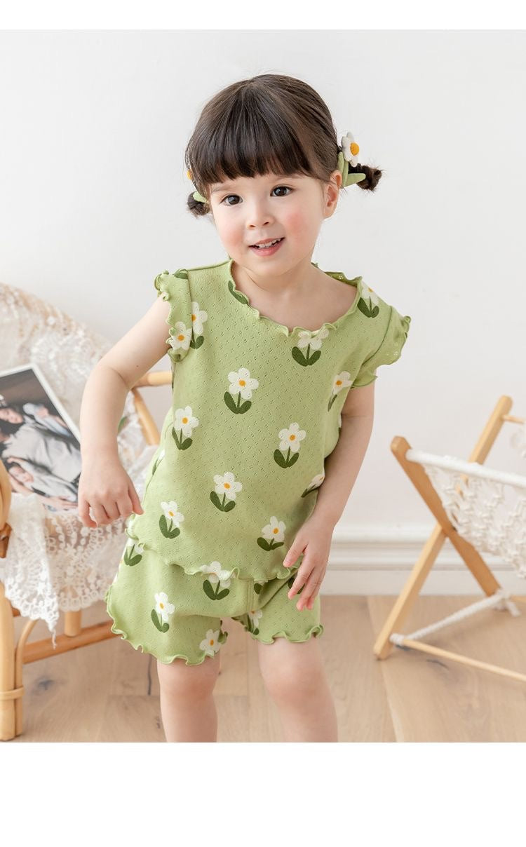 Cute Baby Girl Sleepwear Set