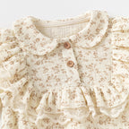 Vintage Floral Cotton Romper