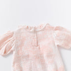 Muslin Cotton Frill Collar Baby Romper