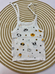 Sleeveless Jabla with Knot Assorted