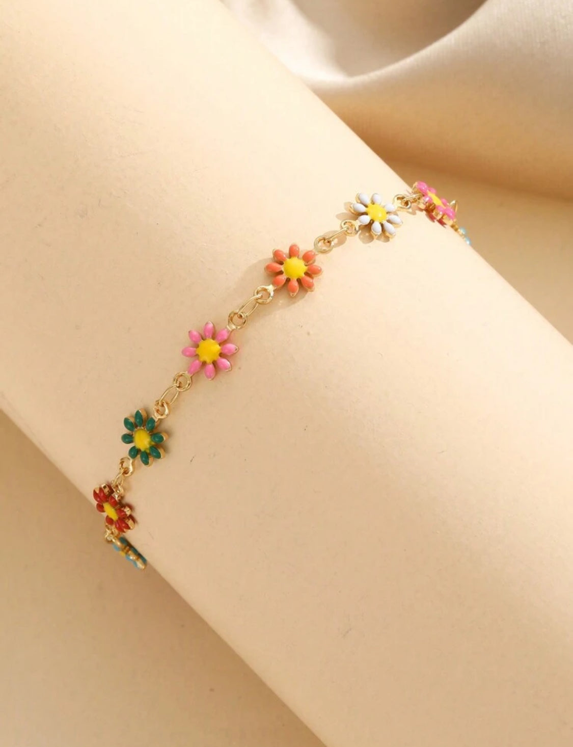 Baby girl flower anklet 1 Pcs