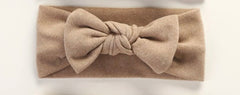 Velvet Style Bow Decor Baby Headband