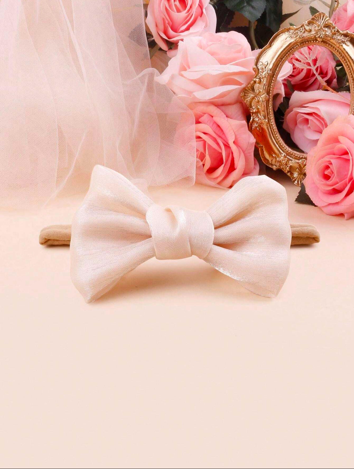 3 Pcs Light Color Floral Bow