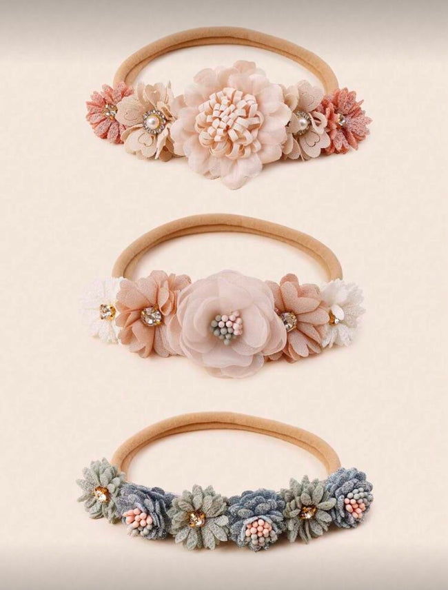 3 Pcs Blossom Bloom Headband Main Image