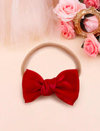 3 Pcs Red Floral Bow