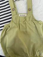 Solid Color Bear Romper