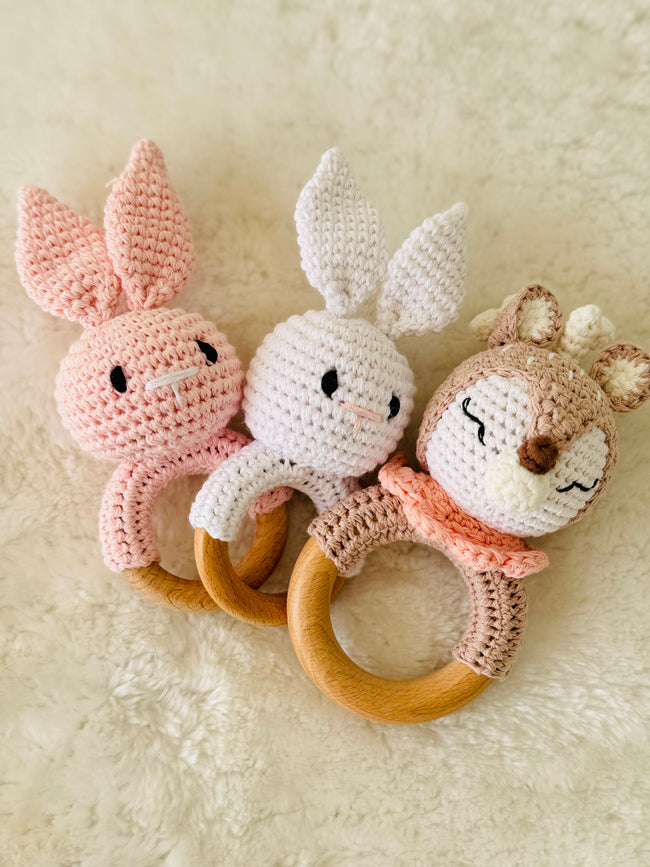 Crochet Bunny Toy Hover Image