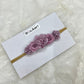 Purplish Flower Decor Baby Headband