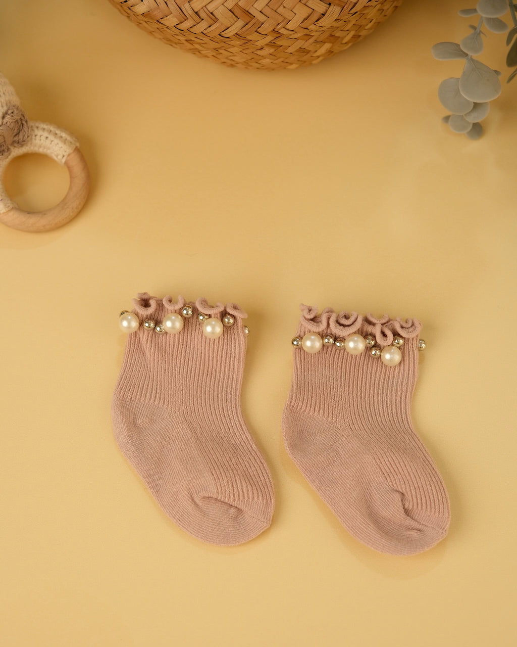 Baby Socks with Pearl