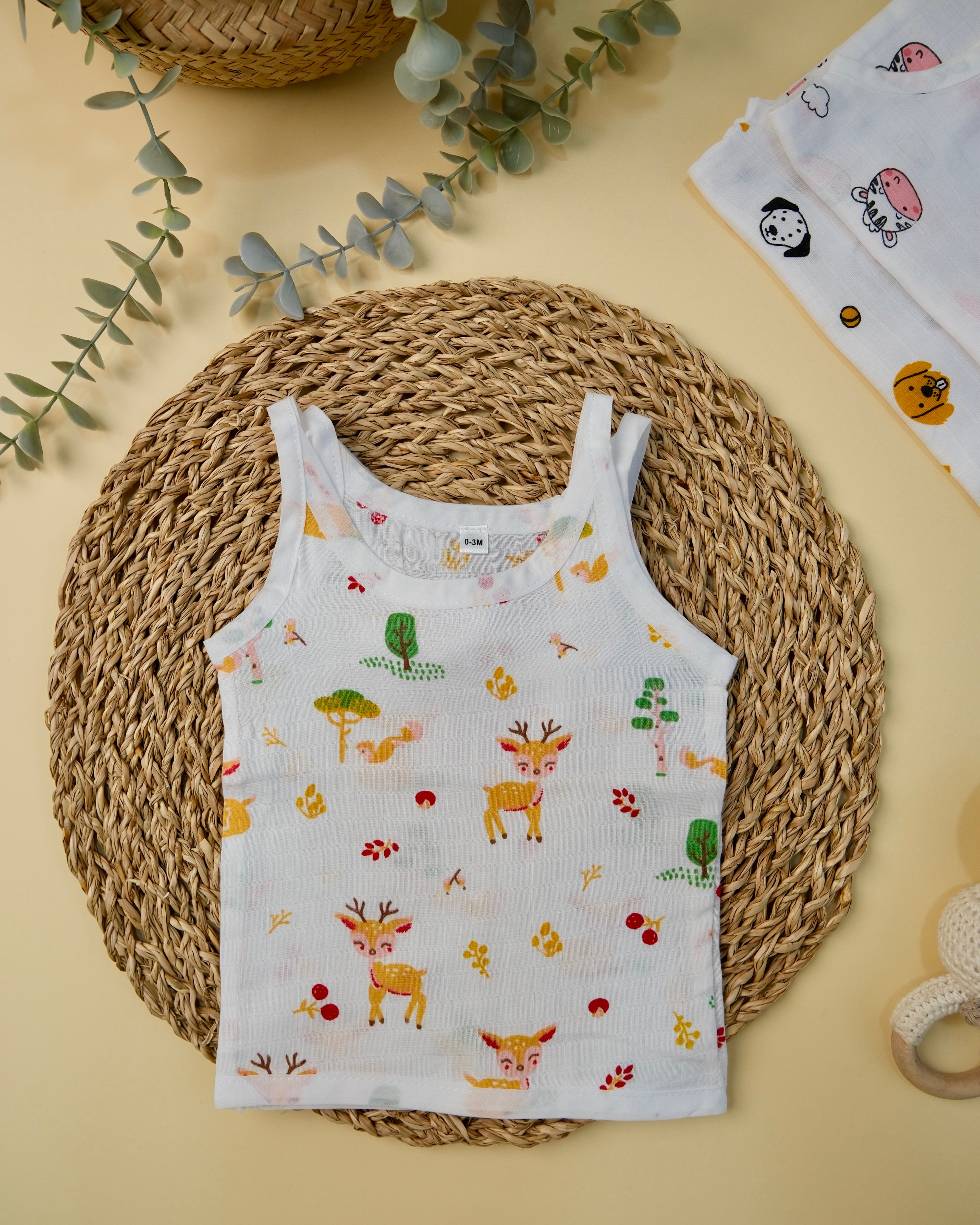 Sleeveless Jabla with Knot Assorted 1 Pcs