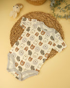 4 Pcs Unisex Casual Bodysuite