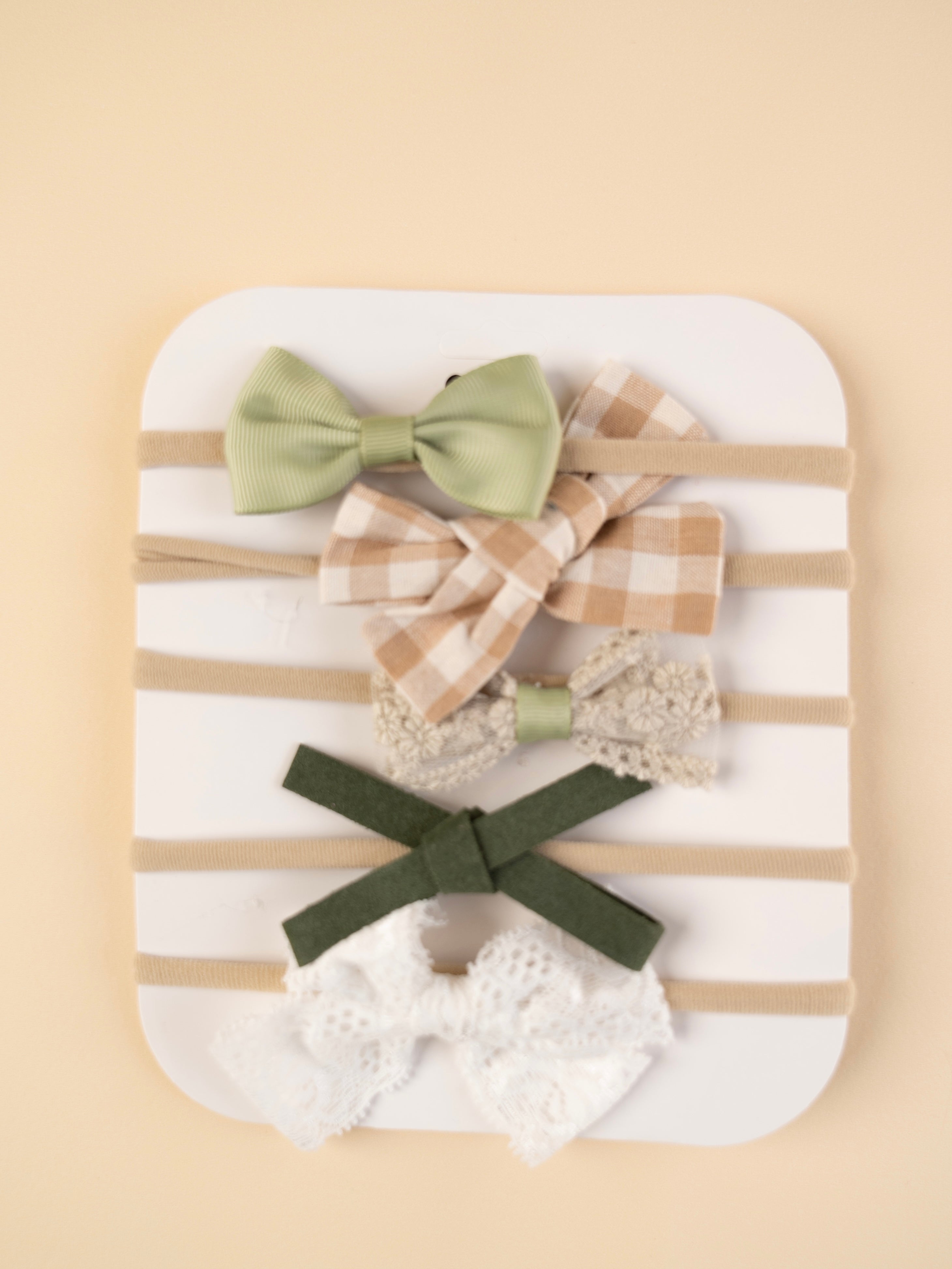 5 Pcs Kids Bowknot Hairbands