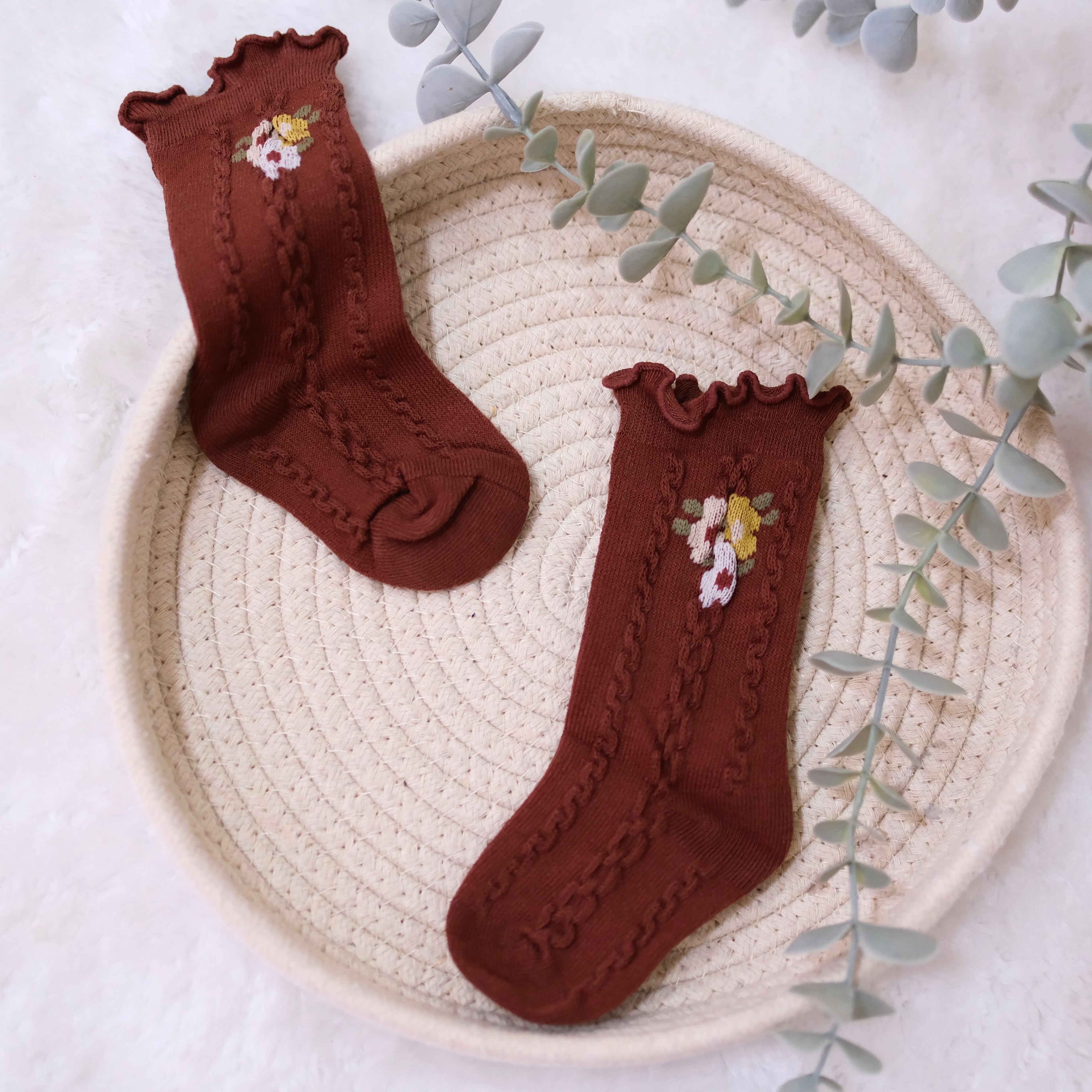 Etti Flower Frill Socks 0-1 Year
