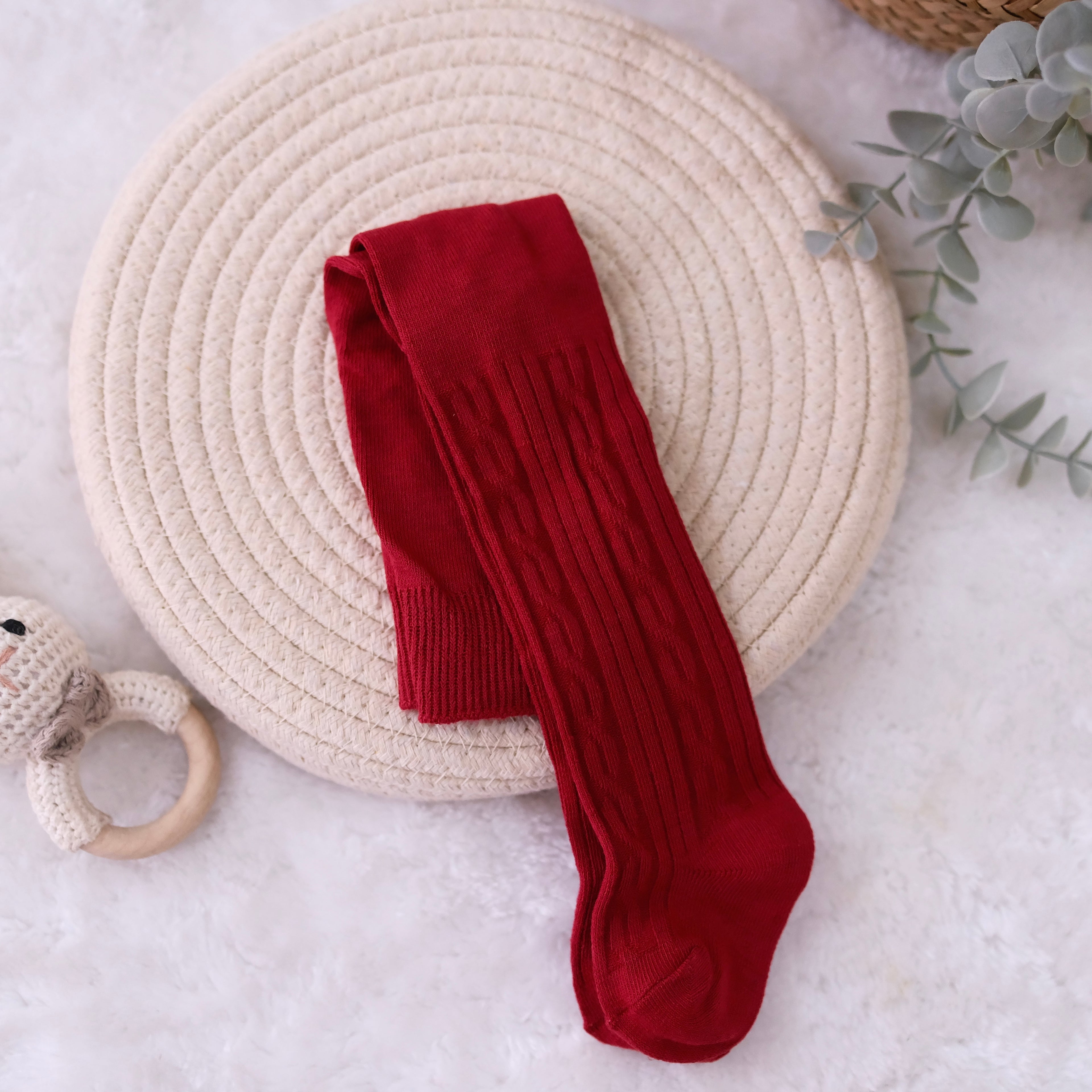 Soft Breathable Cable Knit Stockings 0-9 Months