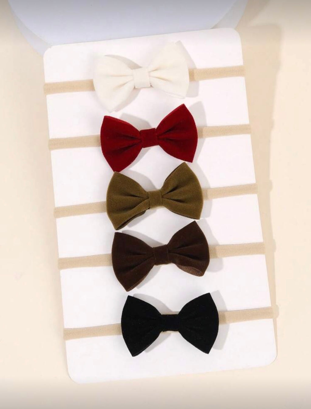 5 Pcs Mini Velvet Headband