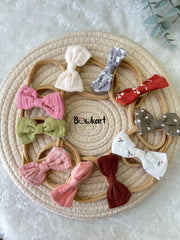 Cute Mini Print Bow Decor Baby Headband