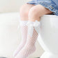 Fishnet Socks with Bow 3-12 Months