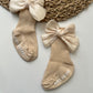 Beautiful Bow Decor Baby Socks