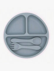 Baby silicone plate set