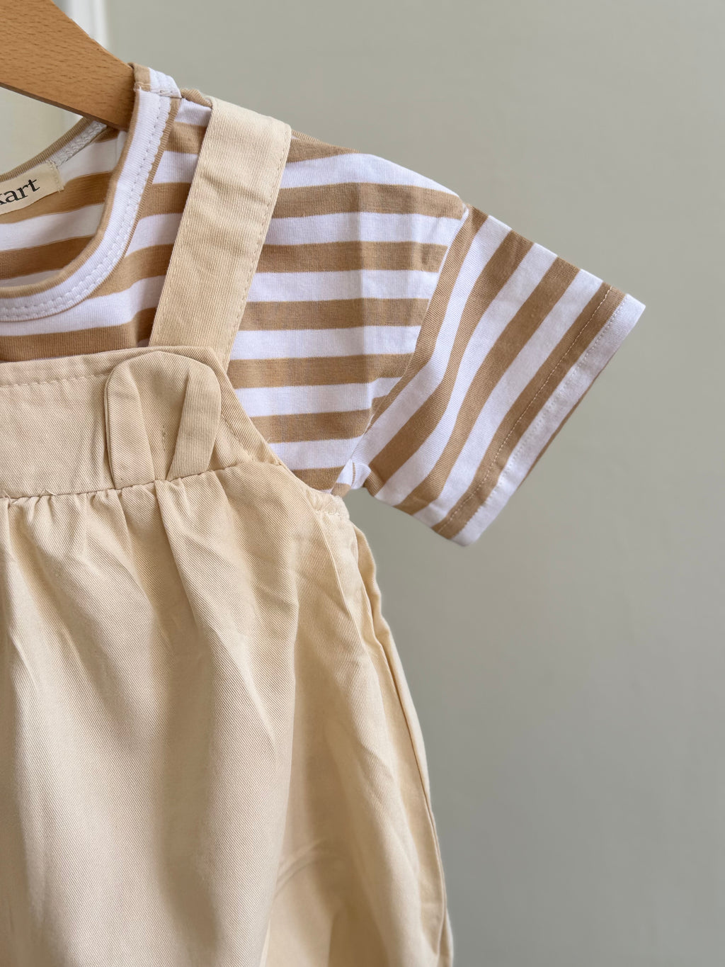 Solid Color Bear Romper