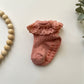 4 Pair Lace Decor Socks - 0-6 Months