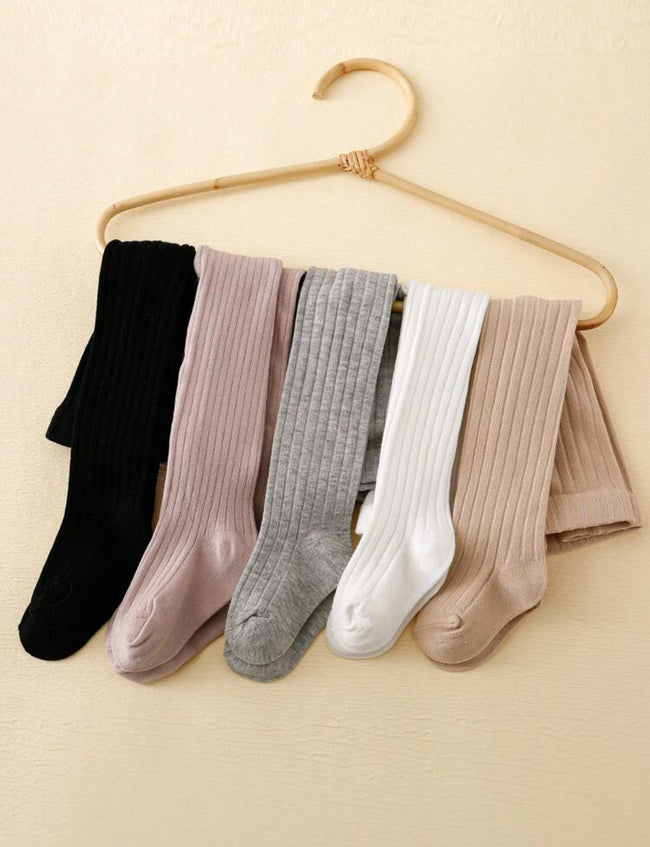 Solid Baby Stockings Hover Image