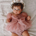 Baby Girl Tulle Party Romper Dress