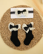 Lace Bow Set 0-1 Year