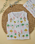 Sleeveless Jabla with Button Assorted 1 Pcs