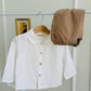 White Shirt with Khaki Bottom