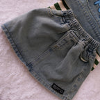 Green Denim Set for baby Girl