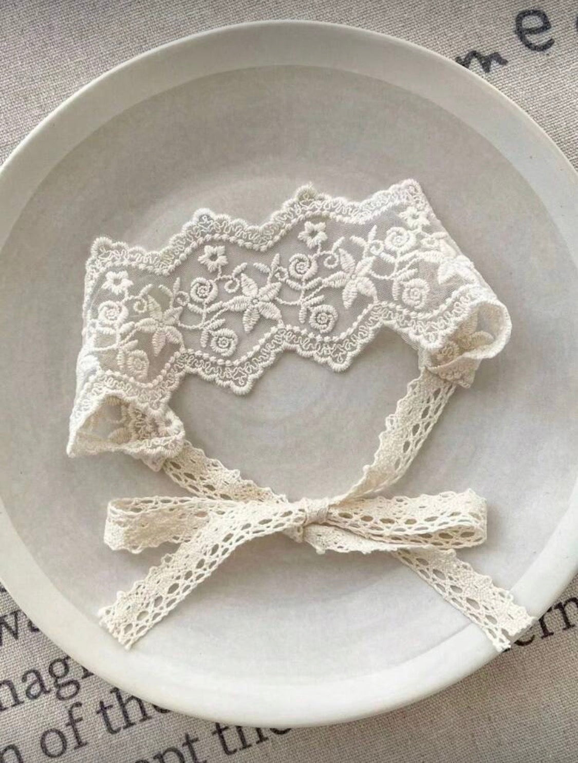 Vintage Floral Lace Headband