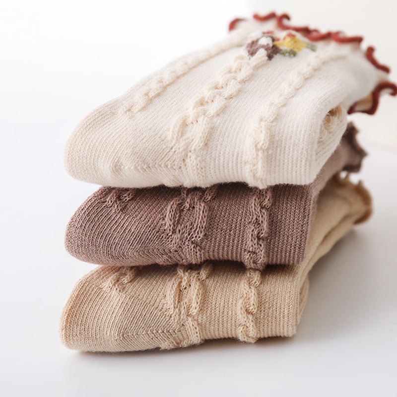 Etti Flower Frill Socks 0-1 Year