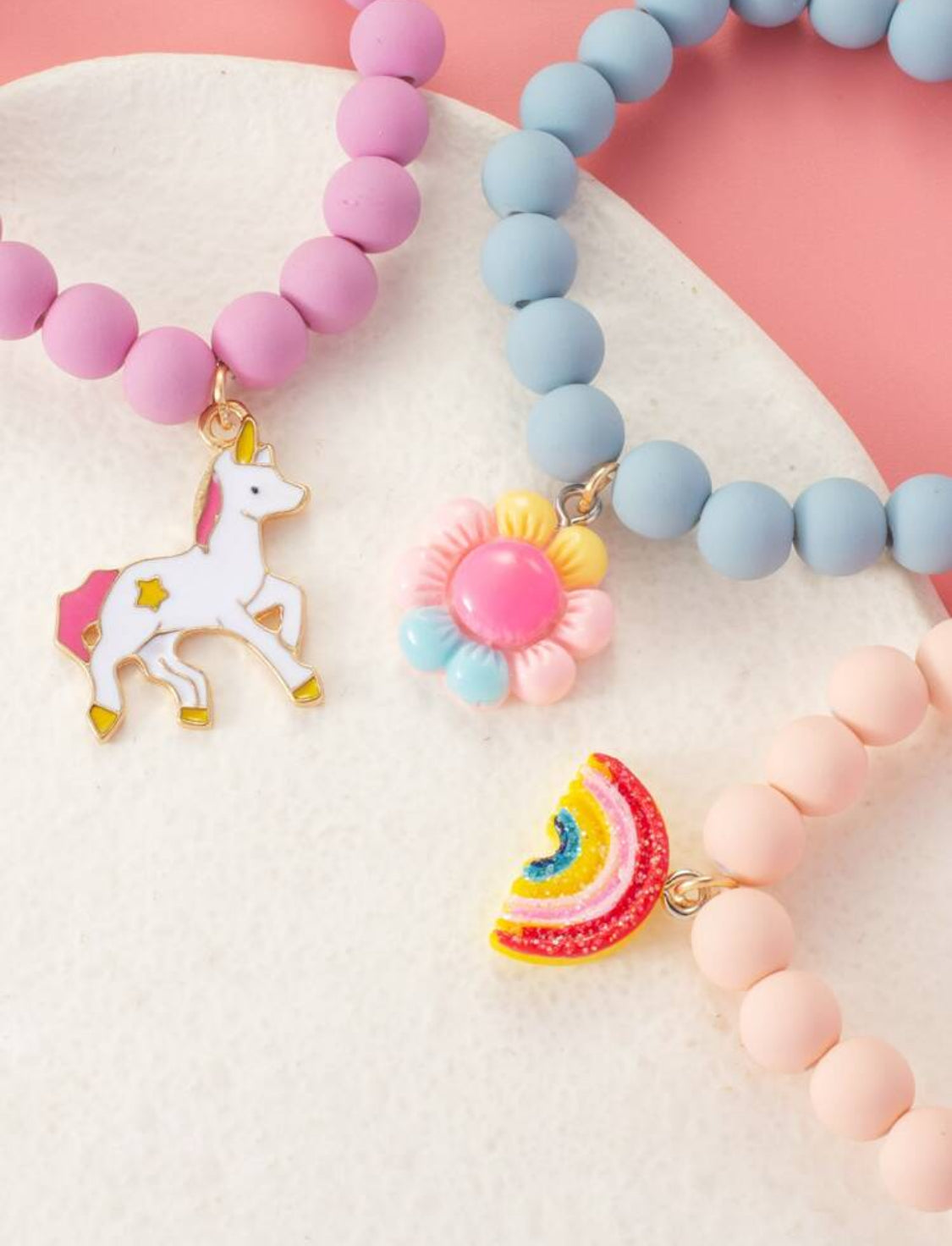 Unicorn bracelet set