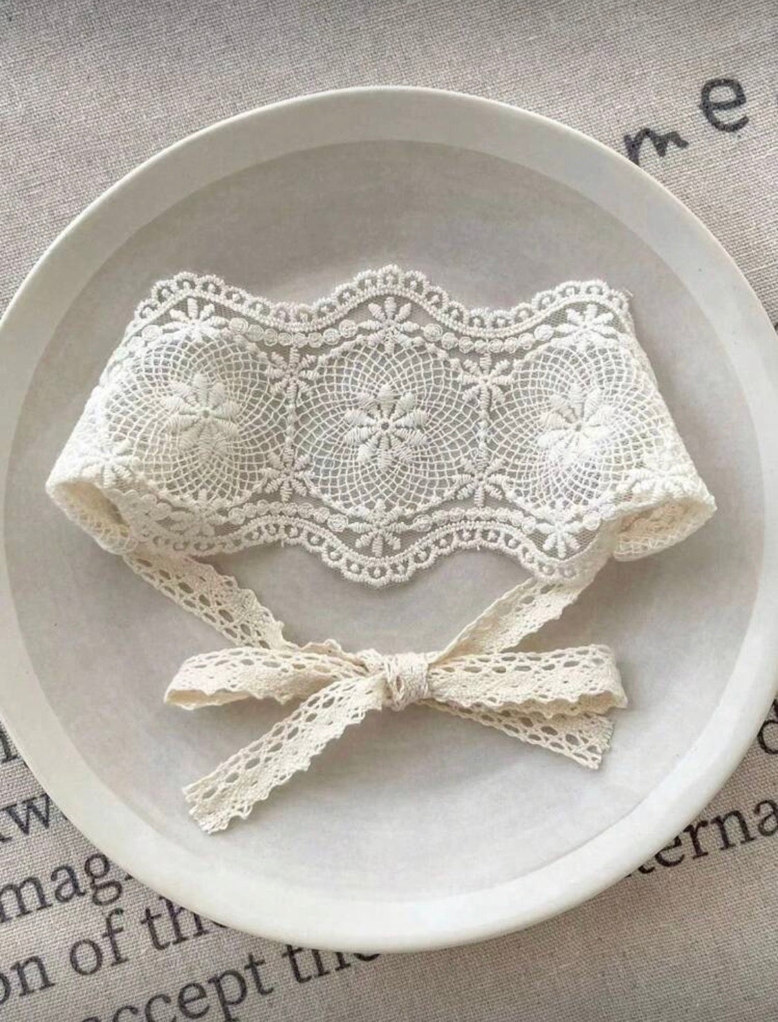 Vintage Floral Lace Headband