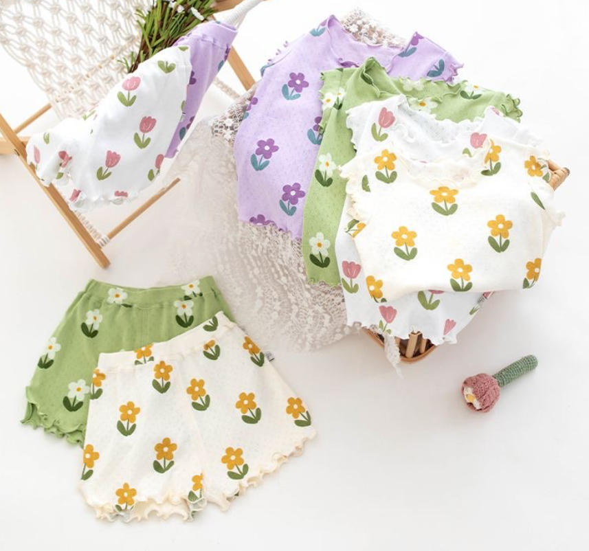 Cute Baby Girl Sleepwear Set