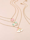 5pcs baby girl unicorn necklace set