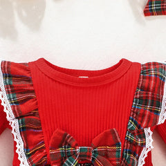 Red Check Dress