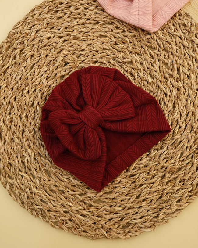 Petal Knot Newborn Turban Main Image