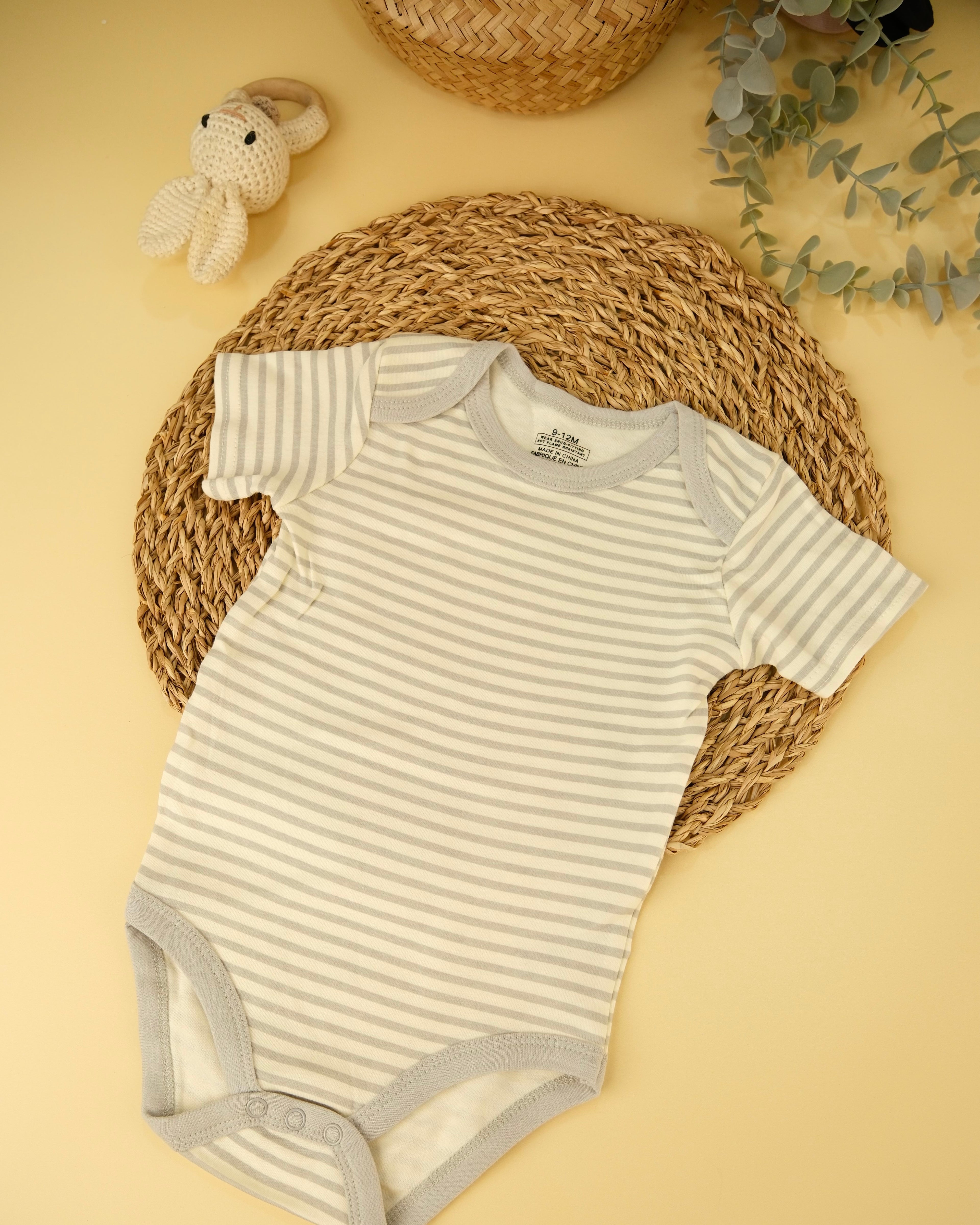 4 Pcs Unisex Casual Bodysuite