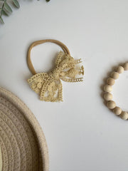 Lace Bow Baby Girl Headband