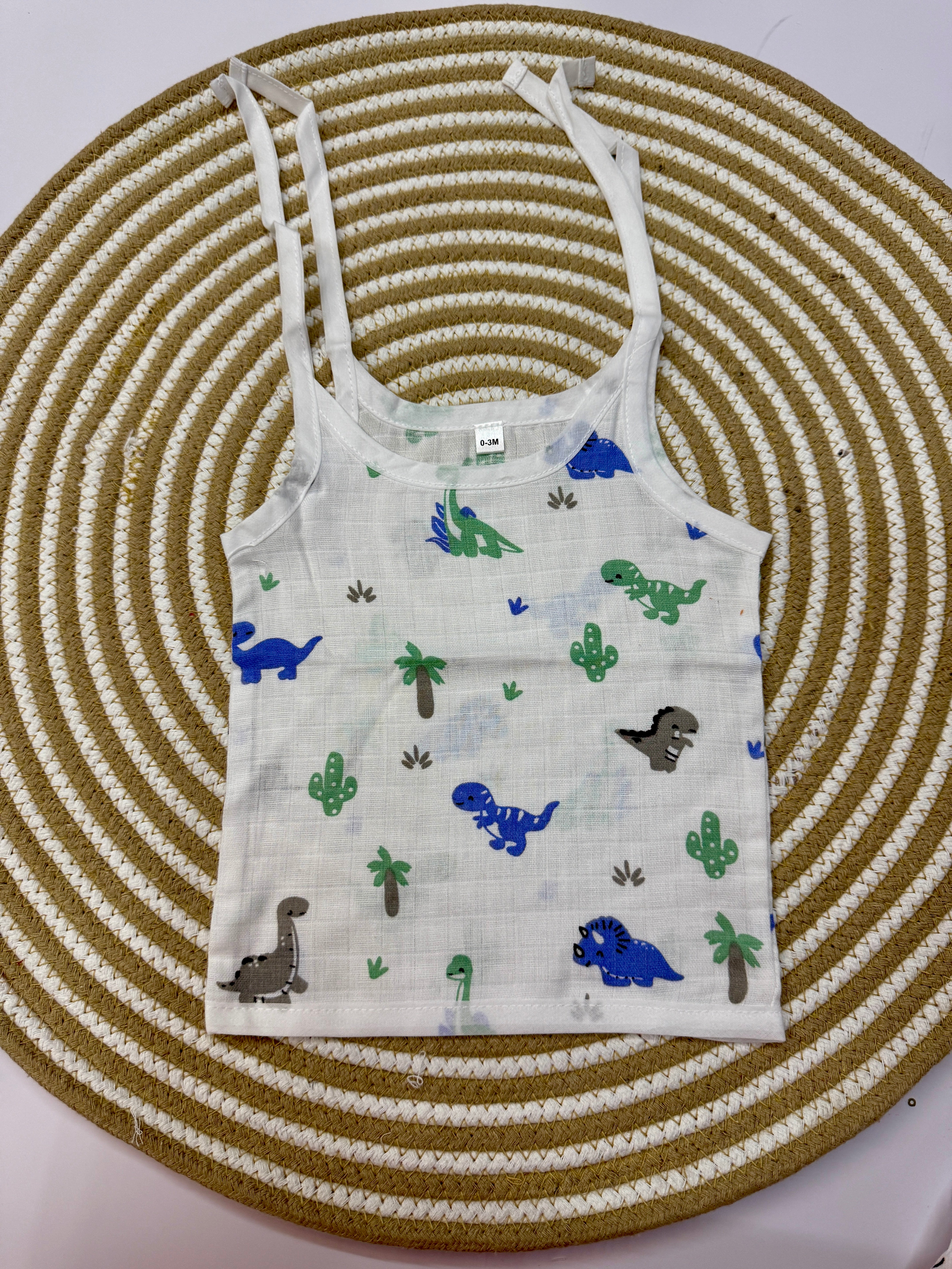 Sleeveless Jabla with Knot Assorted