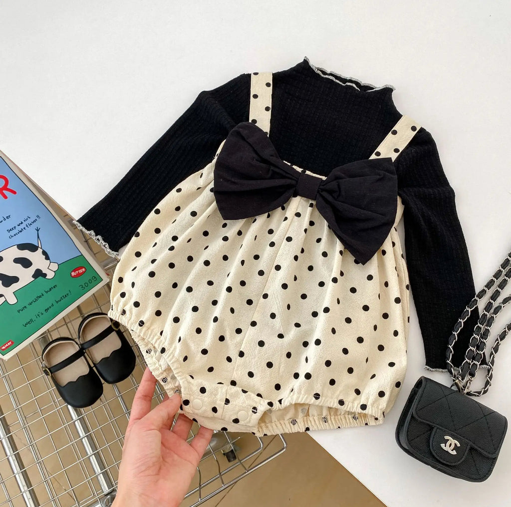 Barbara Black Romper